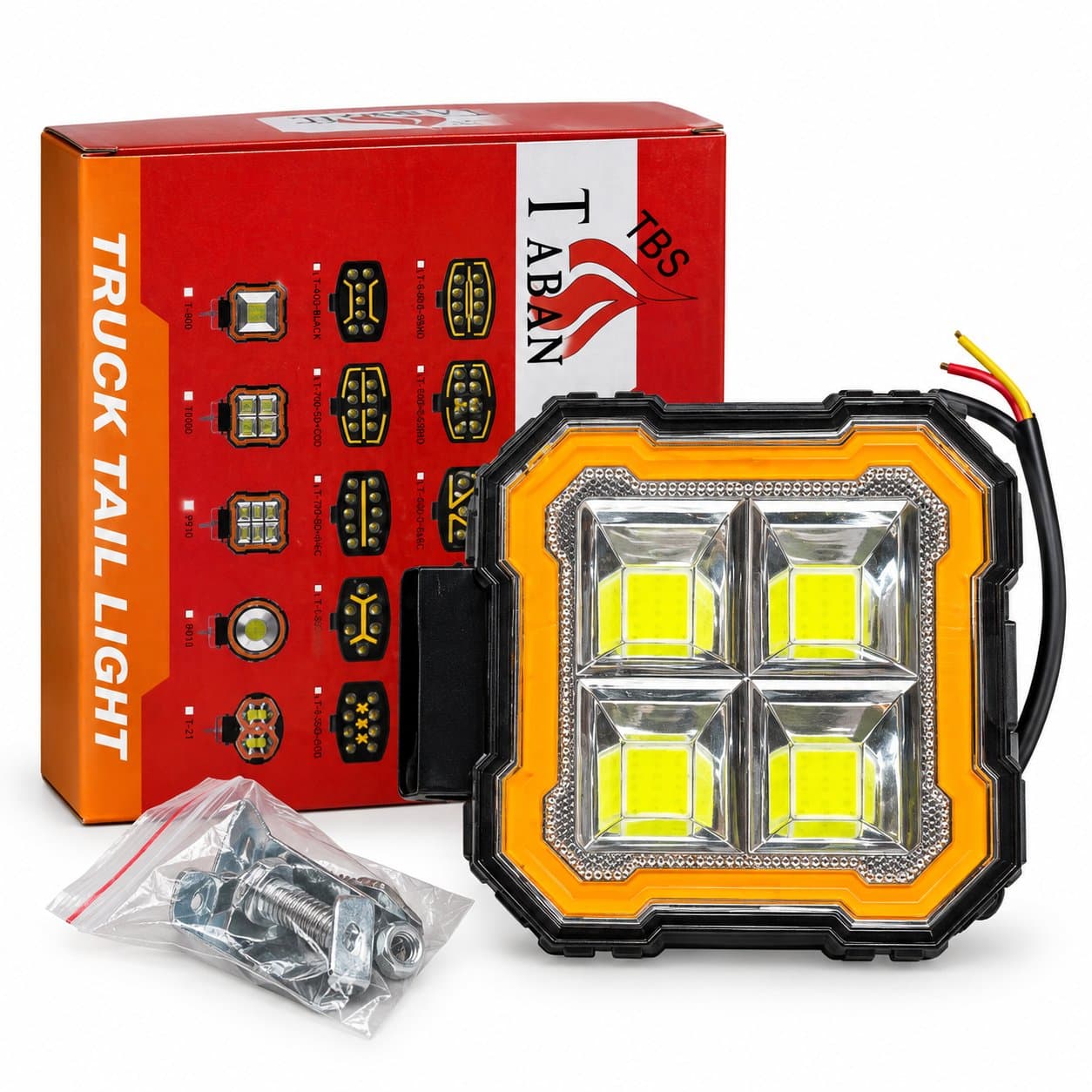 پرژکتور 4smd دور نئون جعبه قرمز