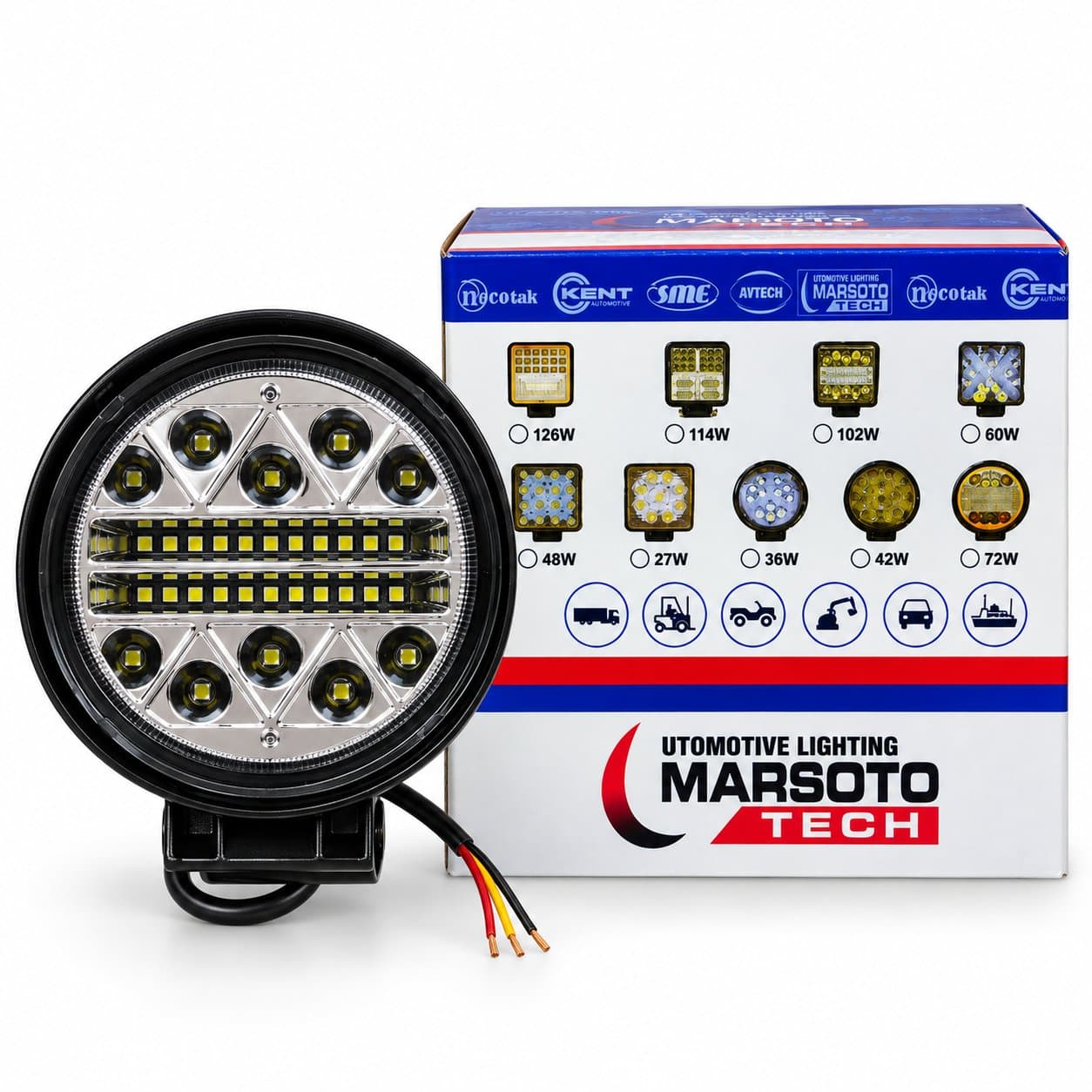 پرژکتور 34smd فلاش گرد