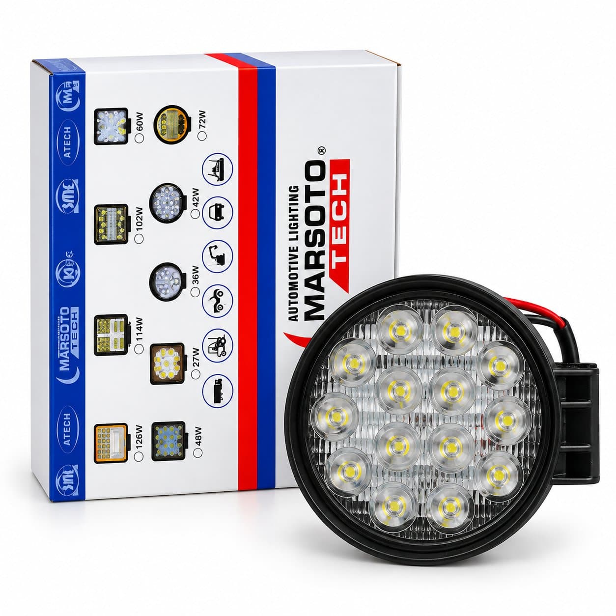 پرژکتور 14smd گرد تلسکوپی ریز