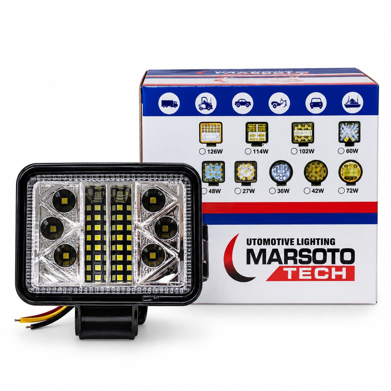پرژکتور 34smd مربع
