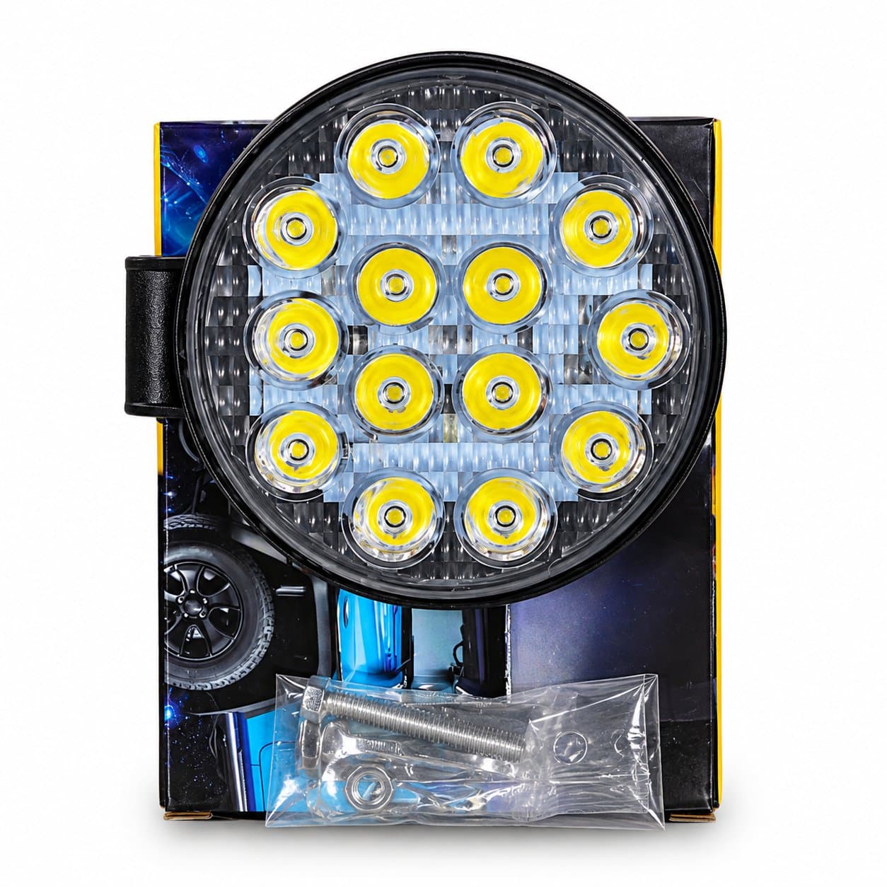 چراغ دنده عقب 14smd گرد بزرگ